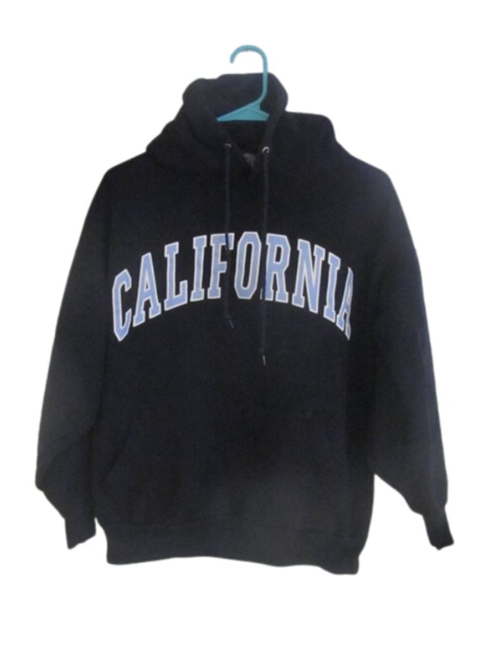 Authentic Life Apparel California Black and Blue Hoodie - Long Sleeve Sweatshirt